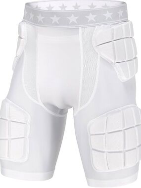 Surlim Football Compression Pads XXL White